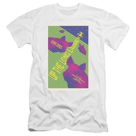 Star Trek - Tng Season 2 Episode 18 - Premium Slim Fit Short Sleeve Shirt - X-Large