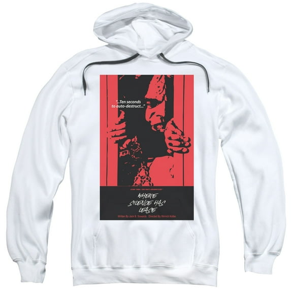 Star Trek Tng Season 2 Episode 2 Adult Pullover Hoodie Sweatshirt White