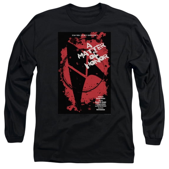 Star Trek - Tng Season 2 Episode 8 - Long Sleeve Shirt - X-Large