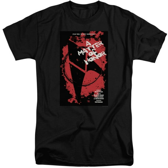 Star Trek - Tng Season 2 Episode 8 - Tall Fit Short Sleeve Shirt - X-Large