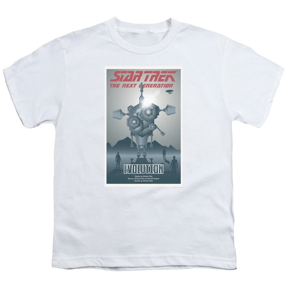 Star Trek - Tng Season 3 Episode 1 - Youth Short Sleeve Shirt - Small