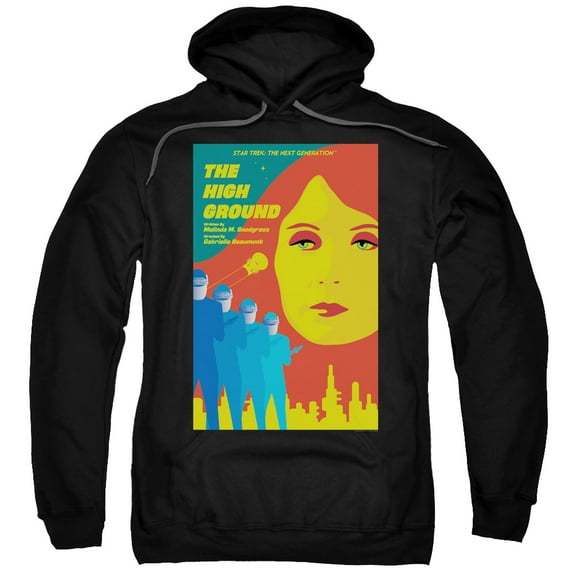 Star Trek Tng Season 3 Episode 12 Adult Pullover Hoodie Sweatshirt Black