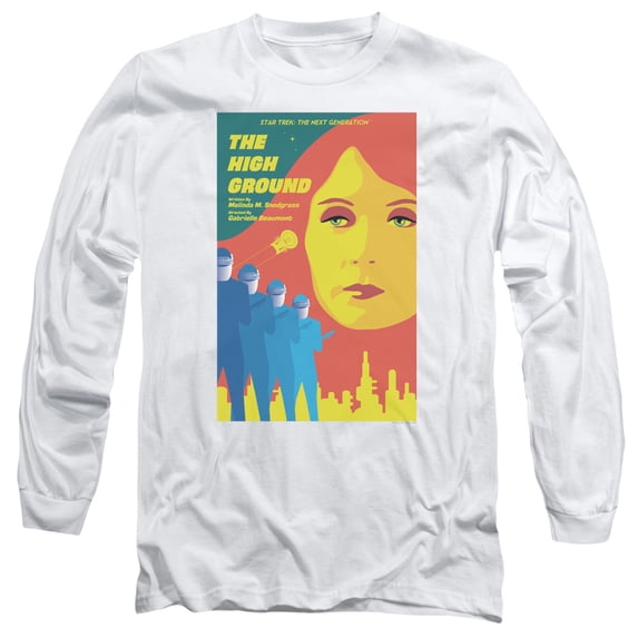 Star Trek Tng Season 3 Episode 12 Long Sleeve Adult 18/1 T-Shirt White