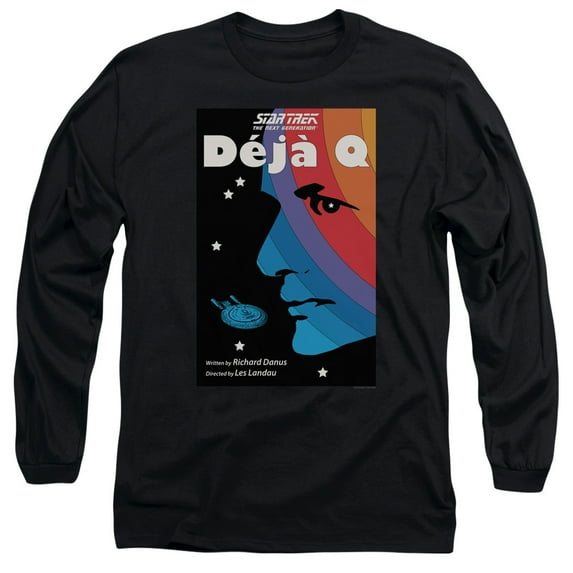 Star Trek Tng Season 3 Episode 13 Long Sleeve Adult 18/1 T-Shirt Black