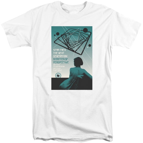 Star Trek Tng Season 3 Episode 14 Adult Tall T-Shirt 18/1 T-Shirt White