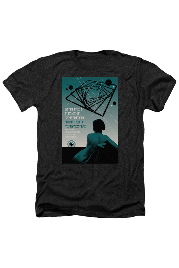 Star Trek - Tng Season 3 Episode 14 - Heather Short Sleeve Shirt - Large