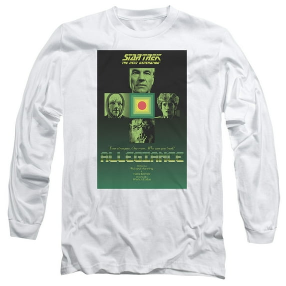Star Trek Tng Season 3 Episode 18 Adult 18/1 T-Shirt White
