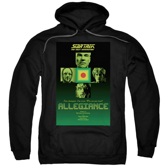 Star Trek - Tng Season 3 Episode 18 - Pull-Over Hoodie - Small