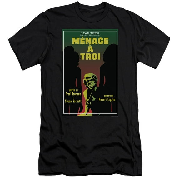Star Trek - Tng Season 3 Episode 24 - Slim Fit Short Sleeve Shirt - XX-Large