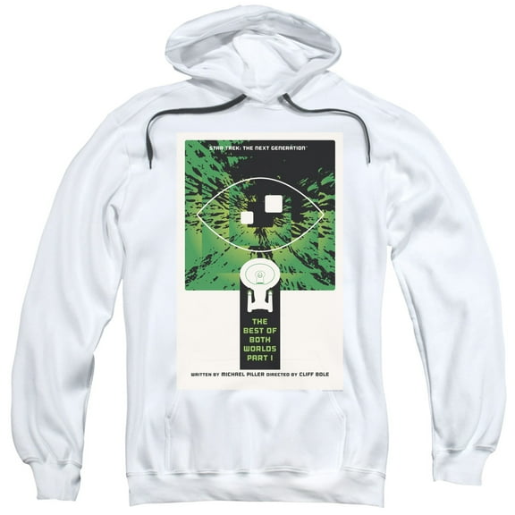 Star Trek Tng Season 3 Episode 26 Adult Pullover Hoodie Sweatshirt White