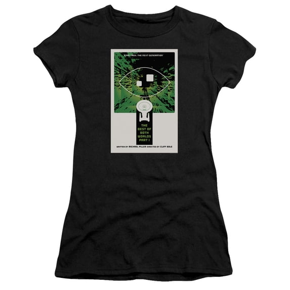 Star Trek - Tng Season 3 Episode 26 - Juniors Teen Girls Cap Sleeve Shirt - XX-Large