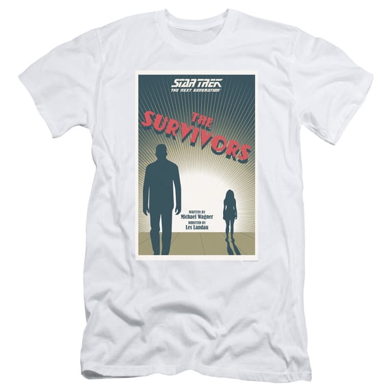 Star Trek Tng Season 3 Episode 3 Adult 30/1 T-Shirt White