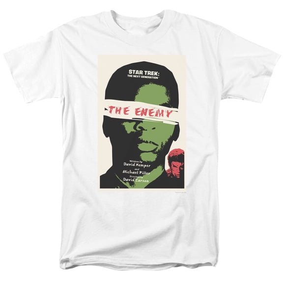 Star Trek Tng Season 3 Episode 7 Adult 18/1 T-Shirt White