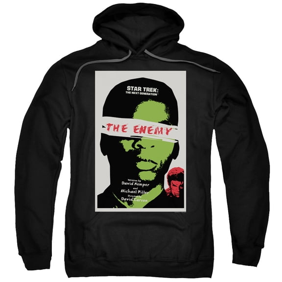Star Trek - Tng Season 3 Episode 7 - Pull-Over Hoodie - Medium