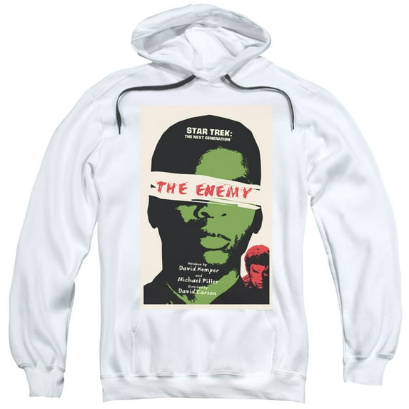 Star Trek - Tng Season 3 Episode 7 - Pull-Over Hoodie - X-Large