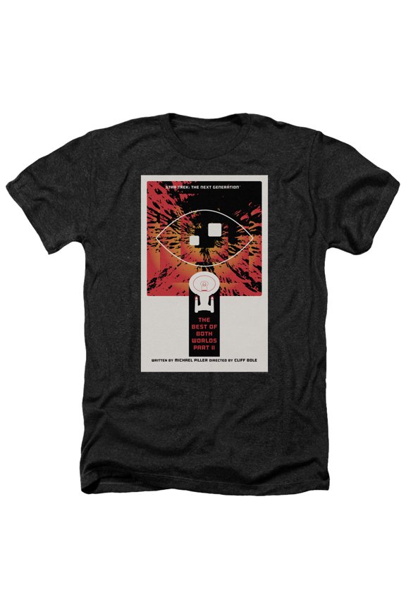 Star Trek - Tng Season 4 Episode 1 - Heather Short Sleeve Shirt - Medium