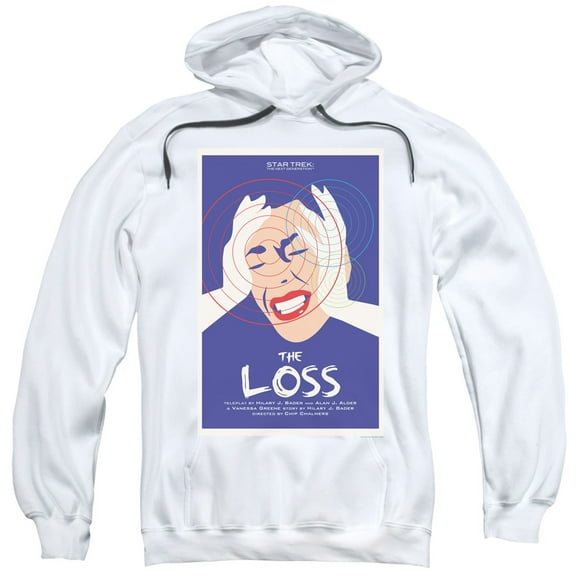 Star Trek Tng Season 4 Episode 10 Adult Pullover Hoodie Sweatshirt White