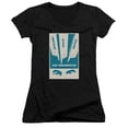 thumbnail image 1 of Star Trek Tng Season 4 Episode 21 Junior Women's V-Neck T-Shirt Black, 1 of 1
