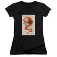 thumbnail image 1 of Star Trek Tng Season 4 Episode 23 Junior Women's V-Neck T-Shirt Black, 1 of 1