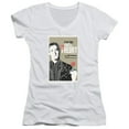 thumbnail image 1 of Star Trek Tng Season 4 Episode 25 Junior Women's V-Neck T-Shirt White, 1 of 1