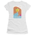 thumbnail image 1 of Star Trek Tng Season 4 Episode 5 Junior Women's Sheer T-Shirt White, 1 of 1