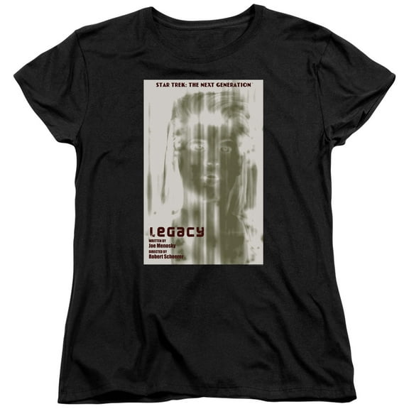 Star Trek Tng Season 4 Episode 6 Women's T-Shirt Black