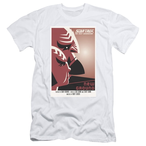 Star Trek - Tng Season 5 Episode 10 - Slim Fit Short Sleeve Shirt - Large