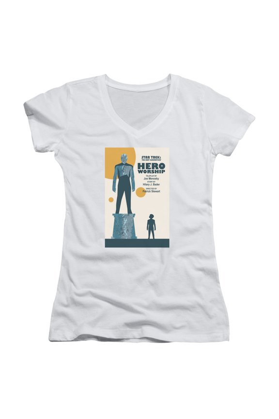 Star Trek Tng Season 5 Episode 11 Junior Women's V-Neck T-Shirt White