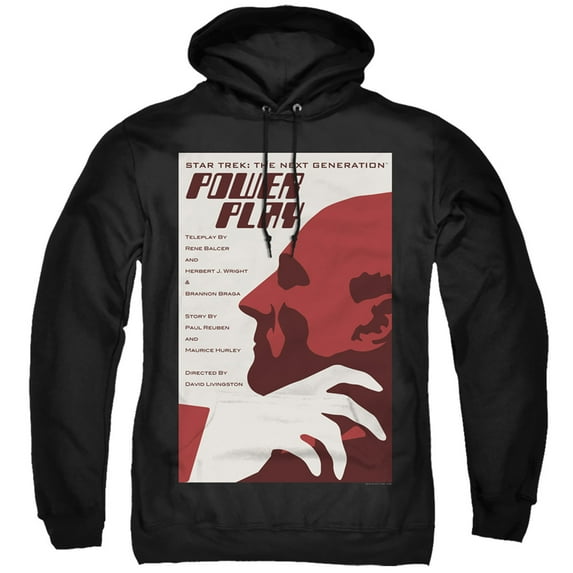 Star Trek Tng Season 5 Episode 15 Adult Pullover Hoodie Sweatshirt Black