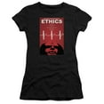 thumbnail image 1 of Star Trek Tng Season 5 Episode 16 Junior Women's Sheer T-Shirt Black, 1 of 1