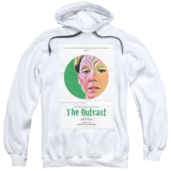 Star Trek Tng Season 5 Episode 17 Adult Pullover Hoodie Sweatshirt White