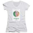 thumbnail image 1 of Star Trek Tng Season 5 Episode 17 Junior Women's V-Neck T-Shirt White, 1 of 1