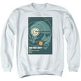 thumbnail image 1 of Star Trek Tng Season 5 Episode 19 Adult Crewneck Sweatshirt White, 1 of 1