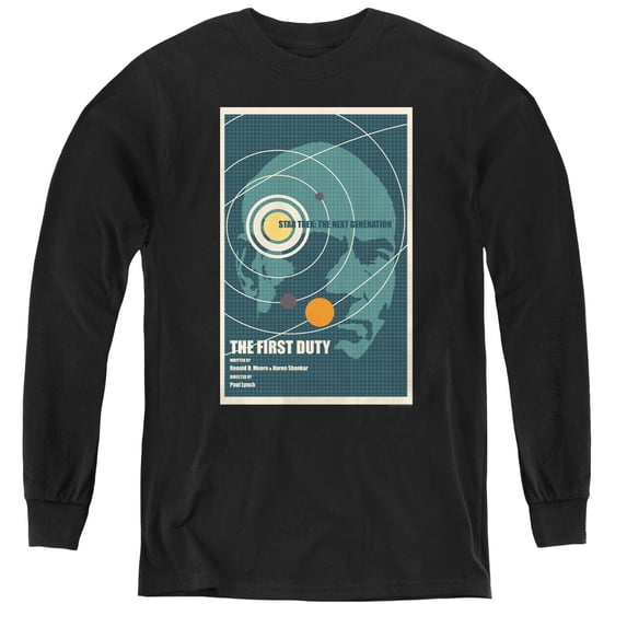 Star Trek - Tng Season 5 Episode 19 - Youth Long Sleeve Shirt - Small