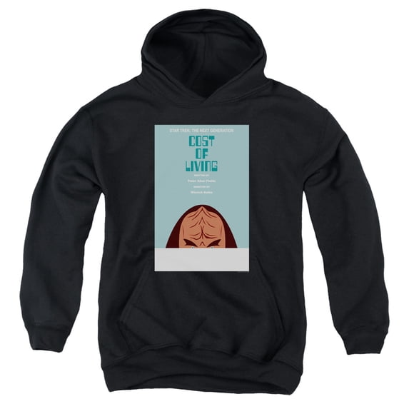 Star Trek Tng Season 5 Episode 20 Youth Pullover Hoodie Sweatshirt Black