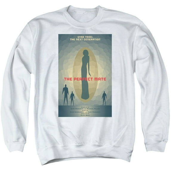 Star Trek Tng Season 5 Episode 21 Adult Crewneck Sweatshirt White