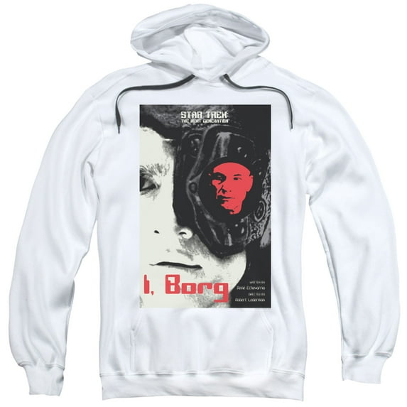 Star Trek Tng Season 5 Episode 23 Adult Pullover Hoodie Sweatshirt White