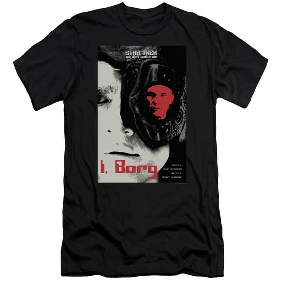 Star Trek - Tng Season 5 Episode 23 - Premium Slim Fit Short Sleeve Shirt - Small