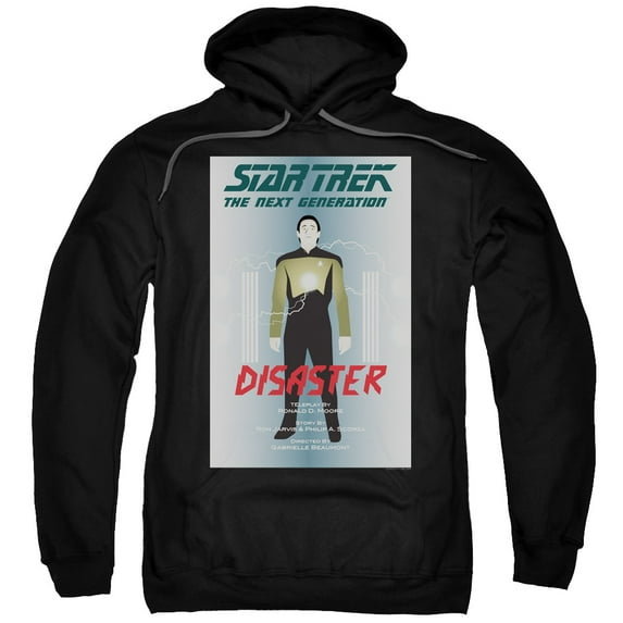 Star Trek Tng Season 5 Episode 5 Adult Pullover Hoodie Sweatshirt Black