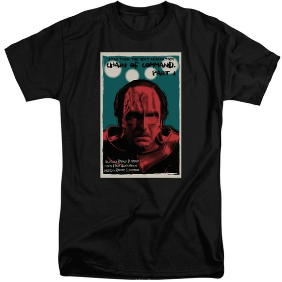 Star Trek Tng Season 6 Episode 10 Adult Tall T-Shirt 18/1 T-Shirt Black
