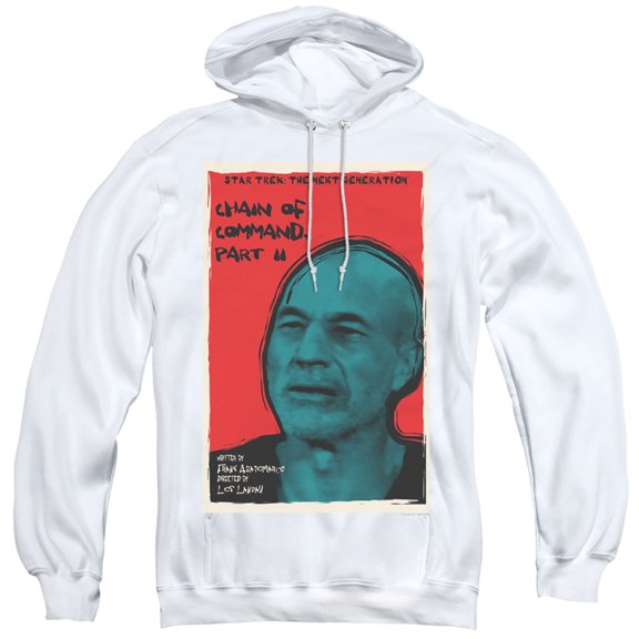 Star Trek Tng Season 6 Episode 11 Adult Pullover Hoodie Sweatshirt White