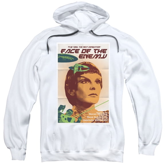 Star Trek Tng Season 6 Episode 14 Adult Pullover Hoodie Sweatshirt White