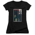 thumbnail image 1 of Star Trek Tng Season 6 Episode 17 Junior Women's V-Neck T-Shirt Black, 1 of 1