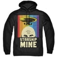 thumbnail image 1 of Star Trek Tng Season 6 Episode 18 Adult Pullover Hoodie Sweatshirt Black, 1 of 1