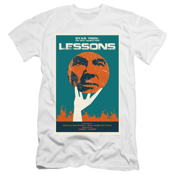 Star Trek Tng Season 6 Episode 19 Adult 30/1 T-Shirt White