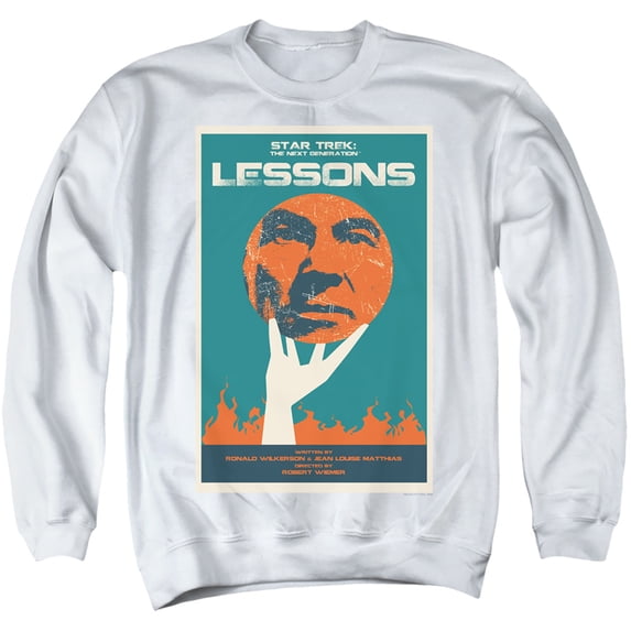 Star Trek Tng Season 6 Episode 19 Adult Crewneck Sweatshirt White
