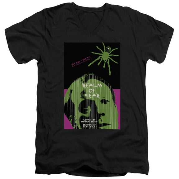 Star Trek - Tng Season 6 Episode 2 - Slim Fit V Neck Shirt - XX-Large