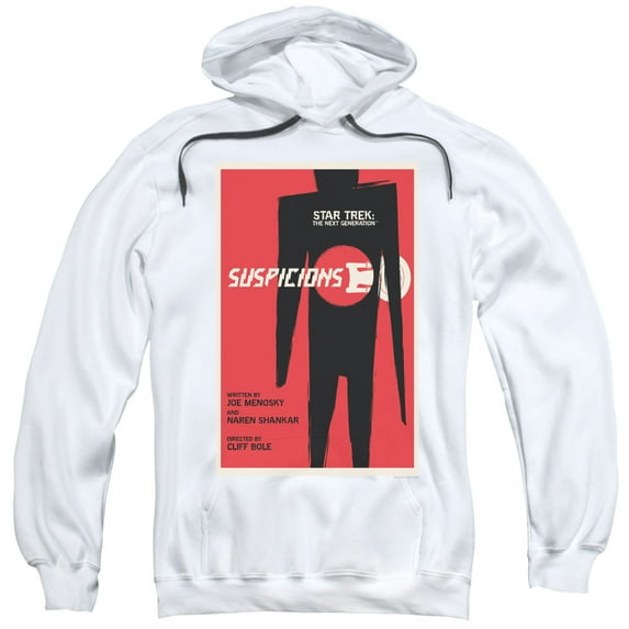 Star Trek Tng Season 6 Episode 22 Adult Pullover Hoodie Sweatshirt White