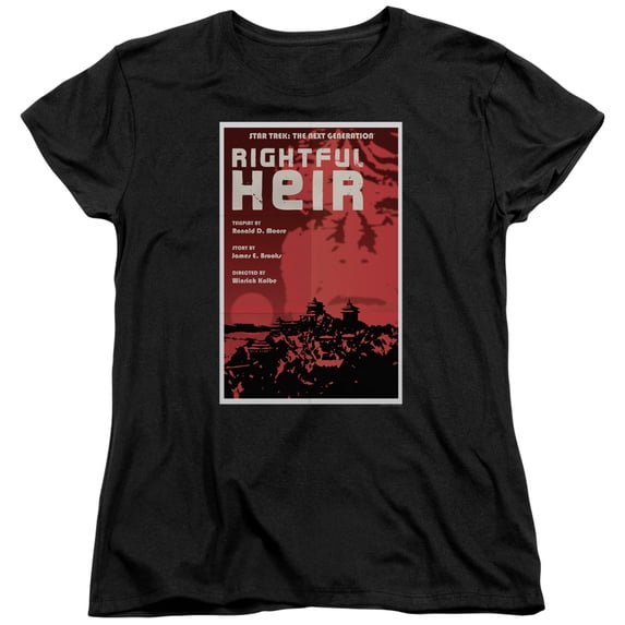 Star Trek - Tng Season 6 Episode 23 - Women's Short Sleeve Shirt - Medium