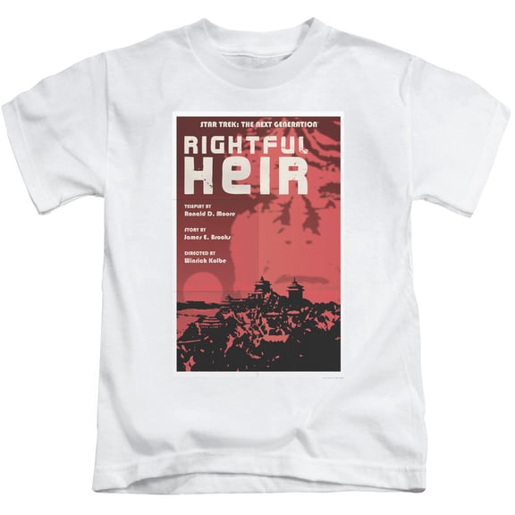 Star Trek Tng Season 6 Episode 23 Youth 18/1 T-Shirt White